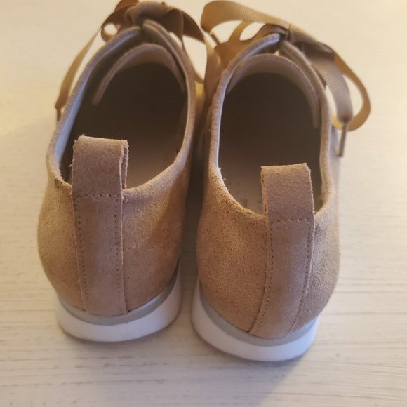 Eric Michael Piel Natural Tan Suede Fashion Sneakers sz 36/6 - Picture 8 of 9